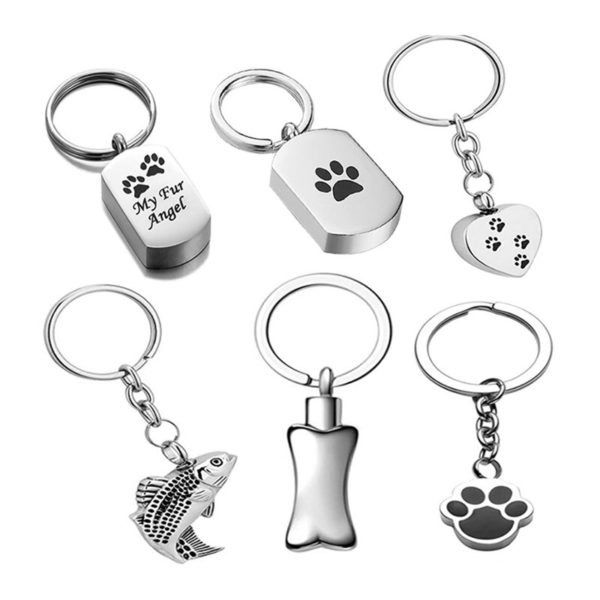 Customized Stainless Steel Dogs Cats Bone Ash Keepsake Pet Keychain Cremation Keyring For Pets Owner Memorial.jpg0 .jpeg