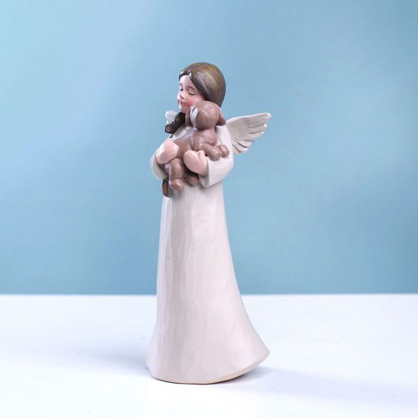 Cute Angel With Dog Statue Love Dogs Room Decor Dog Owner Gifts For Girl Pet Passed.jpg2 .jpeg