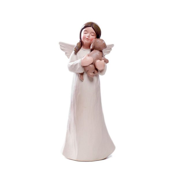 Cute Angel With Dog Statue Love Dogs Room Decor Dog Owner Gifts For Girl Pet Passed.jpg4 .jpeg