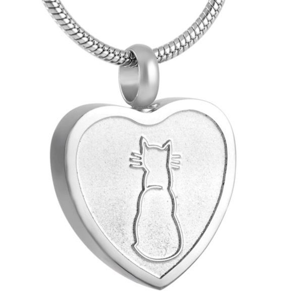 Ijd8253 Stainless Steel Necklace Cremation Keepsake Memorial Ashes Holder Urn Waiting Cat Pets Remembrance Funeral Jewelry.jpg0 .jpeg