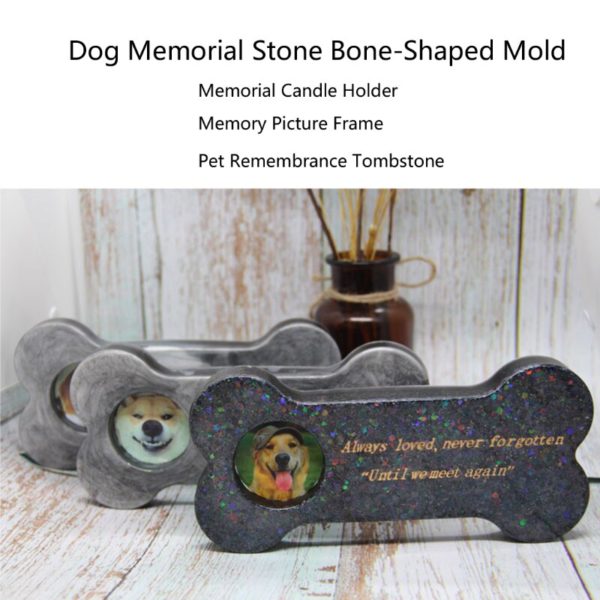 Memorial Pet Bone Tombstone Resin Mold Dog Keepsake Gravestone Silicone Mould.jpg4 .jpeg