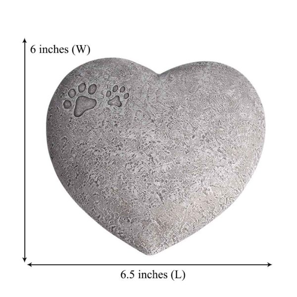 New Cat Dog Heart Shaped Paw Print Remembrance Memorial Stone Grave Marker For Outdoor Tombstone Or.jpg4 .jpeg
