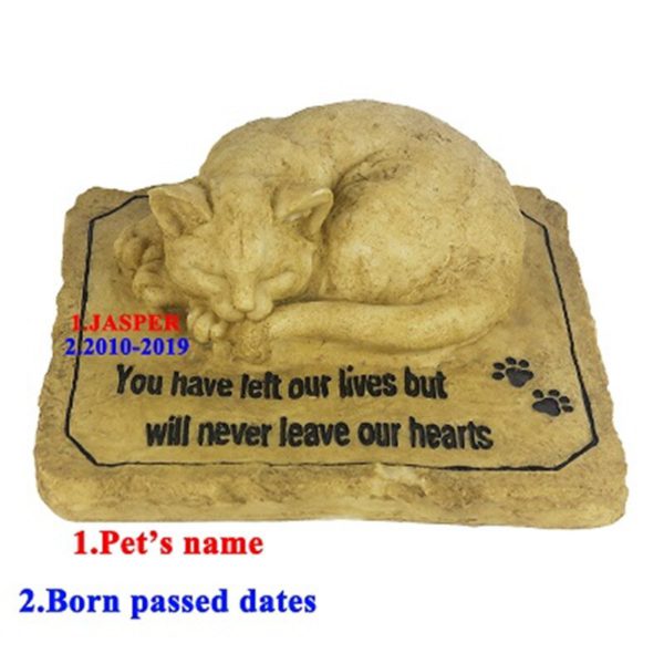 Pet Decoration Loss Of Cat Gifts Pet Memorial Stone 3d Cat Sculpture Loved Pet For Garden.jpg2 .jpeg