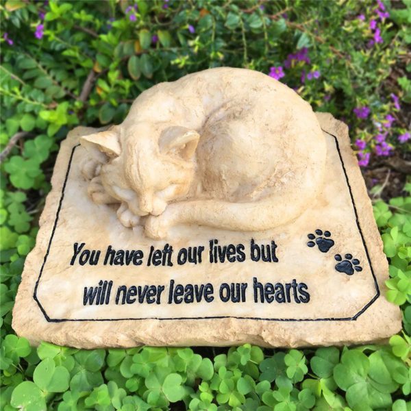Pet Decoration Loss Of Cat Gifts Pet Memorial Stone 3d Cat Sculpture Loved Pet For Garden.jpg4 .jpeg