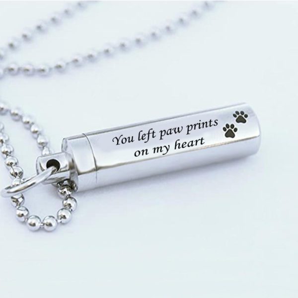 Pet Loss Gift Memorial Necklace Urn For Ashes Or Hair Sample Sympathy Cremation Keepsake Jewelry Dog.jpg0 .jpeg