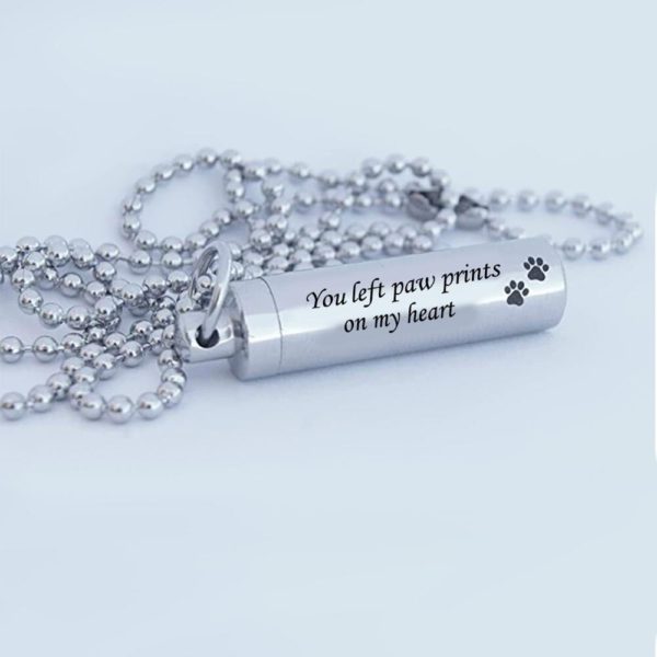 Pet Loss Gift Memorial Necklace Urn For Ashes Or Hair Sample Sympathy Cremation Keepsake Jewelry Dog.jpg1 .jpeg